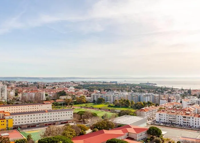 דירה Penthouse Vista Mar In Lisboa Cascais Family And Work Friendly *