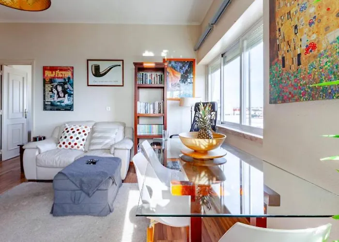 Penthouse Vista Mar In Lisboa Cascais Family And Work Friendly *